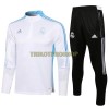 Real Madrid Sweatshirts Anzüge Suit Quarter-zip 2022-23 Weiße Für Kinder